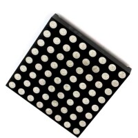 8x8mm RGB 64 Led Dot Matrix Gösterge 5mm CA - 1
