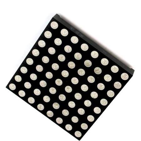 8x8mm RGB 64 Led Dot Matrix Gösterge 5mm CA - 1