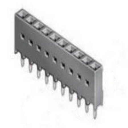 91614-306ALF CONNECTOR RCPT 6P .100 SGL STR SMD - 1