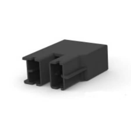 926521-2 CON.T.B.6.35MM 2PIN BLACK HOUSING - 1