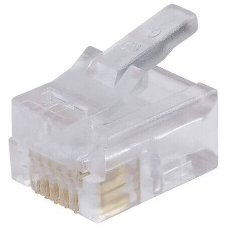 940-SP-3066 CONN MOD PLUG 6P6C UNSHIELDED - 1