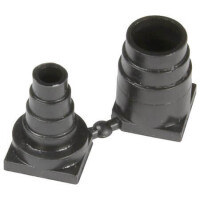 9670019968 D-SUB CABLE GROMMET 15-37PIN BLACK - 1