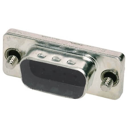 9670029050 D-SUB DUST PROTECTION COVER 9PIN 4-40 UNC MALE - 1