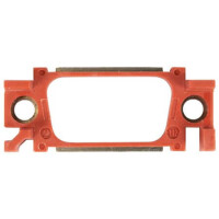 9670092101103 D-SUB CODING ELEMENT 9PIN 1.6-2.0mm MALE RED - 1