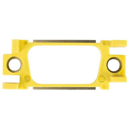 9670092206102 D-SUB CODING ELEMENT 9PIN 1.6-2.0mm FEMALE YELLOW - 1