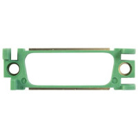 9670152101104 D-SUB CODING ELEMENT 15PIN 1.6-2.0mm MALE GREEN - 1