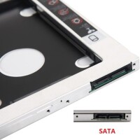 9mm Aluminyum Universal SATA 3.0 LED 2. HDD Kutusu - 4