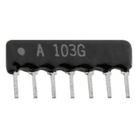 A103G RES.NETWORK 10K Ohms 2% SIP6+1 THT - 1