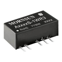 A1215S-1WR3 DC/DC CONV 1W 15VDC +/-15VDC 42mA - 1