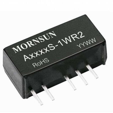 A2405S-1WR2 DC/DC CONV 1W 21.6-26.4VDC 5VDC 100mA - 1