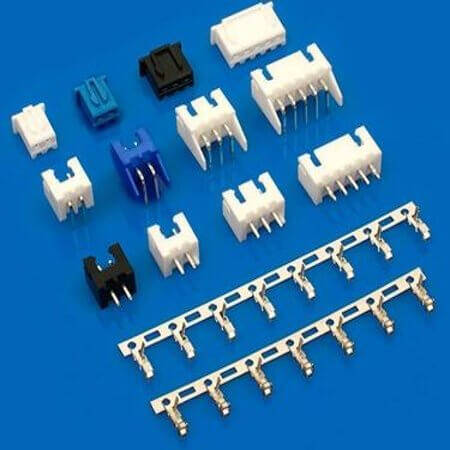 A2501-WRB08 CON.T.B.2.50MM 8P 90C MALE MISS TWO PIN - 1