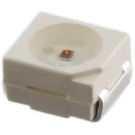 AA3528SES/J4 LED SMD PLCC-2 ORANGE 850mcd 120° WATER CLEAR - 1