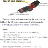 ABCD 433Mhz 6V Wireless Remote Control - Without Battery -D is Red - 6