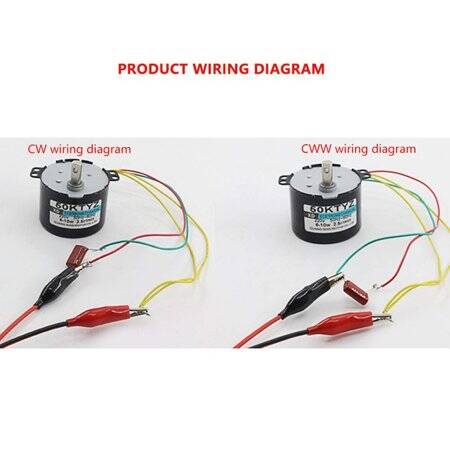 AC110V 4W 49KTYZ Permanent Magnet Synchronous Motor 15RPM - 4