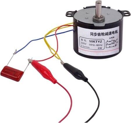 AC110V 6W 50KTYZ Permanent Magnet Synchronous Motor 20RPM - 4