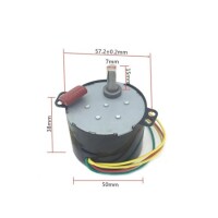 AC110V 6W 50KTYZ Permanent Magnet Synchronous Motor 30RPM - 4