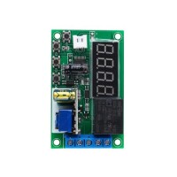 AC220V 1 Kanal Zaman Rölesi Tetik Gecikme Zamanlama Döngüsü Anahtar Modülü - 2