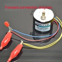 AC220V 6W 50KTYZ Permanent Magnet Synchronous Motor 15RPM - 2