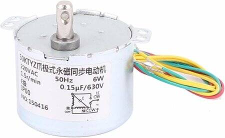 AC220V 6W 50KTYZ Permanent Magnet Synchronous Motor 60RPM - 2