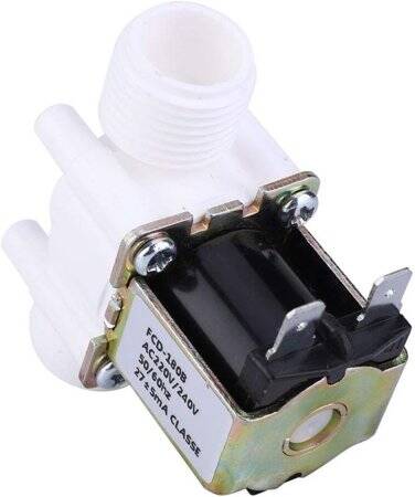 AC220V N/C G1/2 Male Thread Plastic Electric Solenoid Valve Water Air Inlet Flow Switch For 0-02-0-8Mpa - 4