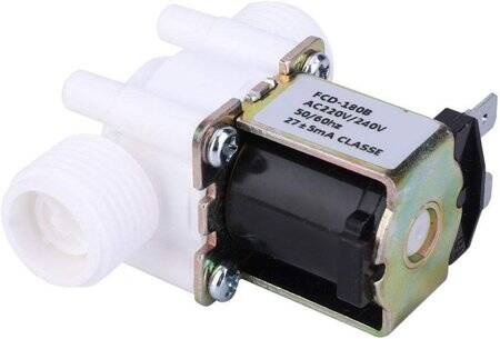 AC220V N/C G1/2 Male Thread Plastic Electric Solenoid Valve Water Air Inlet Flow Switch For 0-02-0-8Mpa - 5
