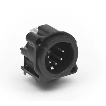 AC5MAH-AU-B CONNECTOR XLR AUDIO 5 CONTACTS MALE THT - 1