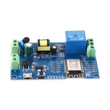 AC90-250V ESP8266 Wireless WIFI Relay Module 1 Channel ESP-12F Wifi Development Board AC/DC 5V/7-28V/5-80V Power Supply - 3