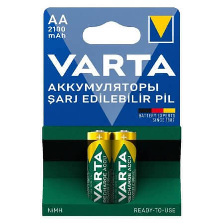 ACCU POWER AA 2100 B2 ŞARJLI PİL RECHARGE ACCU POWER 2xAA 1.2V 2100MAH C - 1