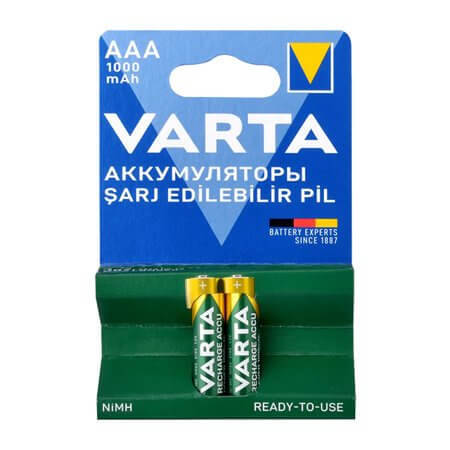 ACCU POWER AAA 1000 B2 ŞARJLI PİL RECHARGE ACCU POWER 2xAAA 1.2V 1000MAH - 1
