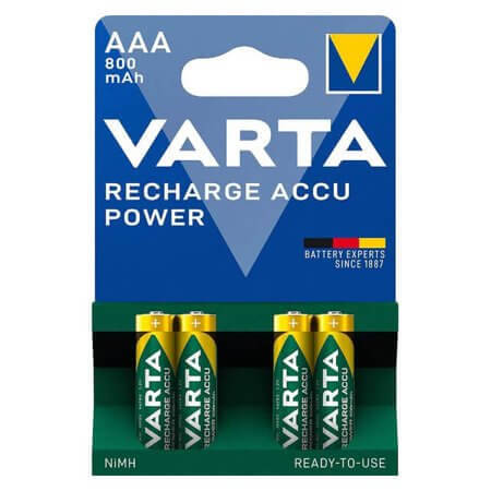 ACCU POWER AAA 800 B4 ŞARJLI PİL RECHARGE ACCU POWER 4xAAA 1.2V 800MAH C - 1