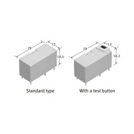 ADJ24012 RELAY 16A 12V 1P PANASONIC - 1