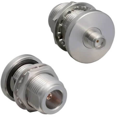 ADP-SMAF-NF-B-W SMA JACK TO N JACK PLUG ADAPTER - 1