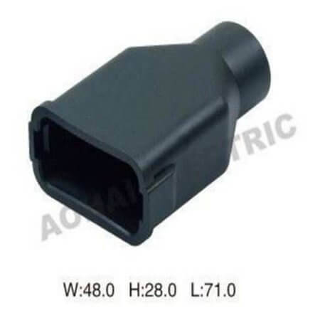 AH-CV-24-001 CONNECTOR COVER PLASTIC 2X12POLE - 1
