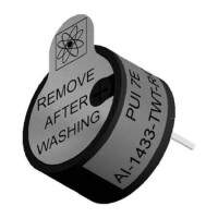AI-1433-TWT-R BUZZER PIEZO WITH CIRCUIT 12V 3.3-KHZ THT - 1