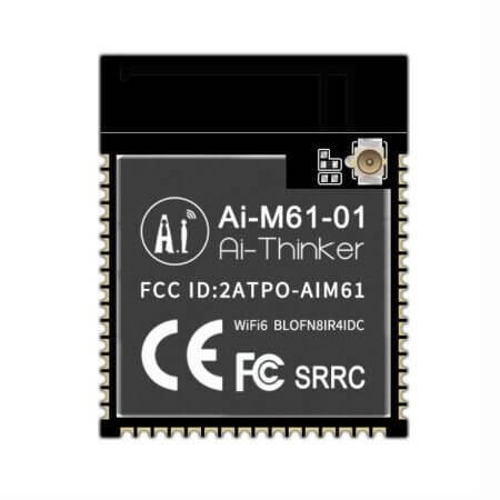 AI-M61-01 WI-FI 6+BLE5.3 MODULE WITH ON-BOARD PCB ANTENNA/IP - 1