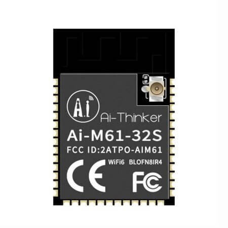 AI-M61-32S WI-FI 6+BLE5.3 MODULE WITH ON-BOARD PCB ANTENNA/IP - 1