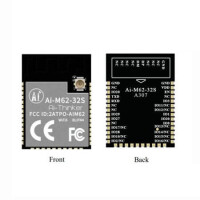 AI-M62-32S WI-FI 6 + BLE5.3 MODULE WITH ONBOARD ANTENNA/IPEX - 1