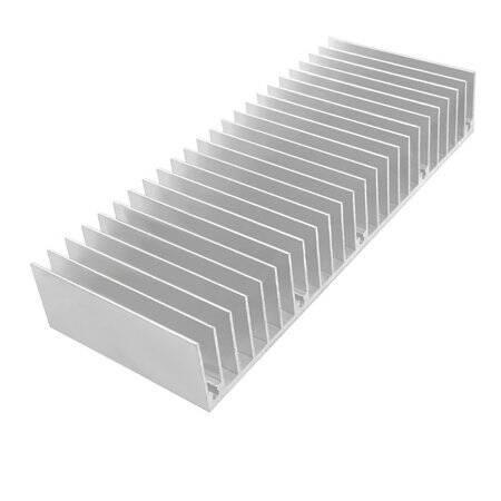 Alüminyum Alaşımlı Yüksek Güçlü Isı Emici Boyutu:150x25x60mm - 1