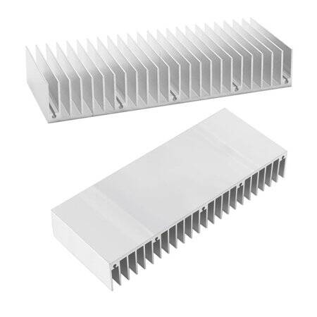 Alüminyum Alaşımlı Yüksek Güçlü Isı Emici Boyutu:150x25x60mm - 4