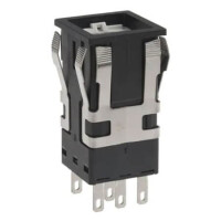 AML21CBA2AC SWITCH PUSH BUTTON 19.05x19.05 3A/2A 125V/24V - 1