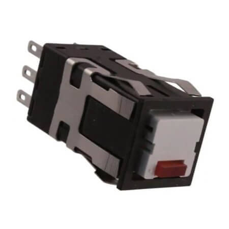 AML22CBF2AD SWITCH PUSH BUTTON 19.05x19.05 3A/2A LED/Red - 1