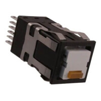 AML22CBM2CC SWITCH PUSH BUTTON 19.05x19.05 3A/2A LED/Yellow - 1