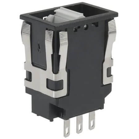 AML24EBA2AA01 SWITCH ROCKER SPDT 3A/2A 125V/24V - 1