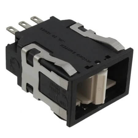AML24EBA2AA04 SWITCH ROCKER SPDT 3A/2A 125V/24V - 1