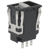 AML24EBA2AA06 SWITCH ROCKER SPDT 3A/2A 125V/24V - 1