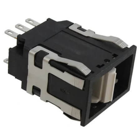AML24EBA2AC04 SWITCH ROCKER DPDT 3A/2A 125V/24V - 1