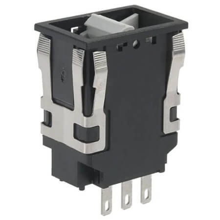 AML24EBA2BA01 SWITCH ROCKER SPDT 100mA 125V/125V - 1