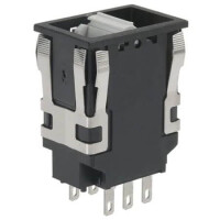 AML24EBA2BC01 SWITCH ROCKER DPDT 100mA 125V/125V - 1