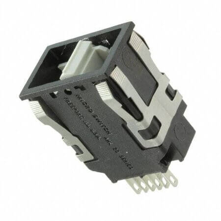 AML24EBA2CA04 SWITCH ROCKER DPDT 3A/2A 125V/24V - 1