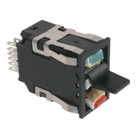 AML25GBF2CA04GR SWITCH TOGGLE DPDT 3A 125V - 1
